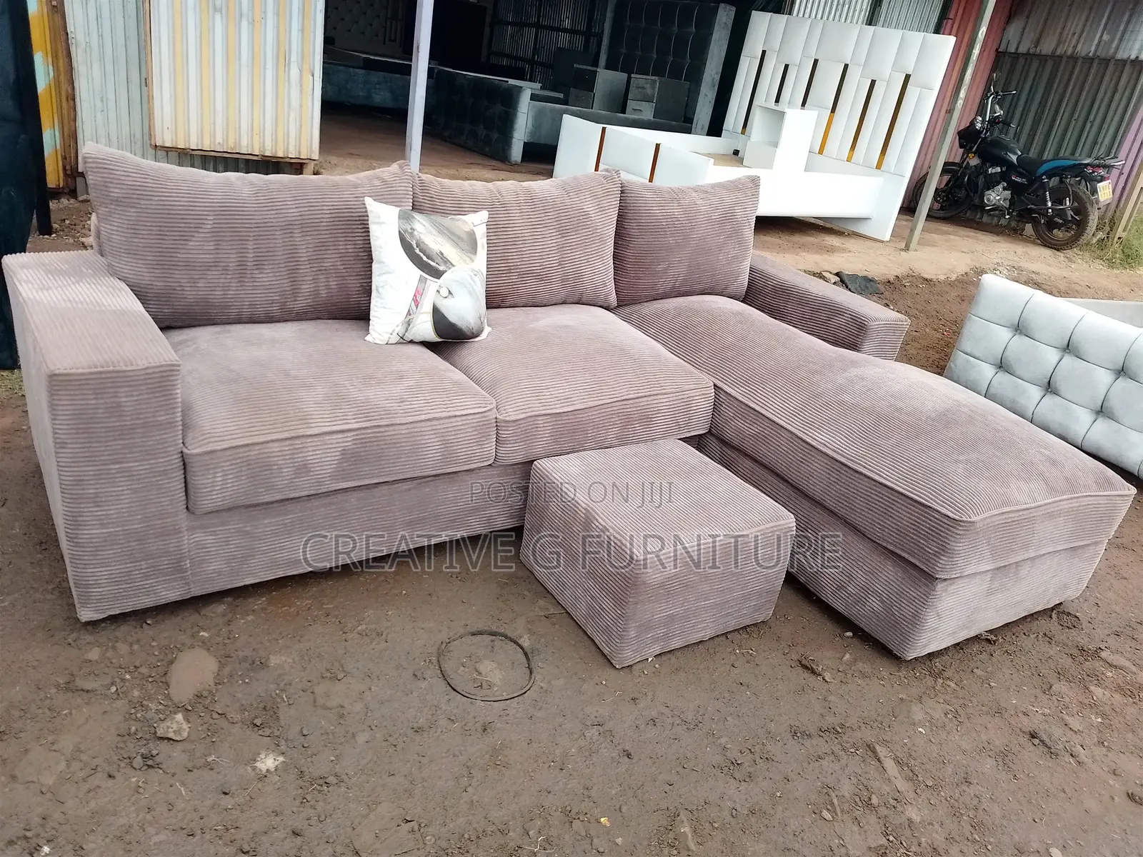 Luxury Sofa Set for Sale – Strong Frame Deep Cushions