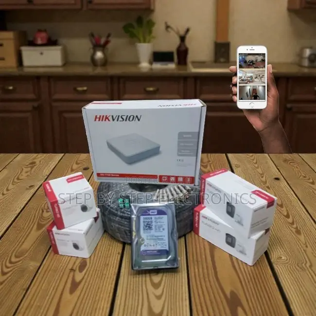 Enhanced Video Quality 4 Hikvision 1080p 2mp CCTV Cameras Kit