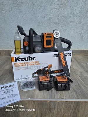 Kzubr Cordless  Chainsaw 
2 Batteries 4.0ah
2chargers
