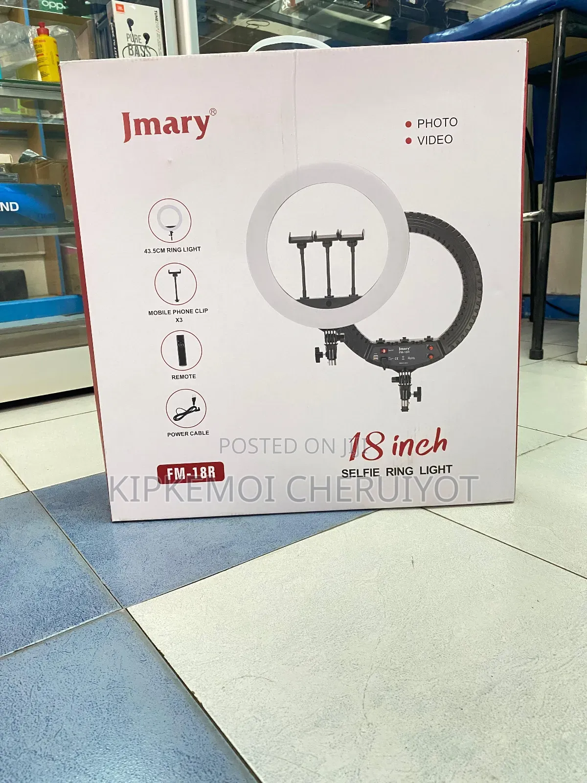 Jmary Fm-18r 18inch Ringlight
