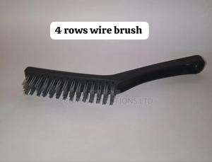 4-row Steel Wire Brush With A Plastic Handle - thumbnail 2