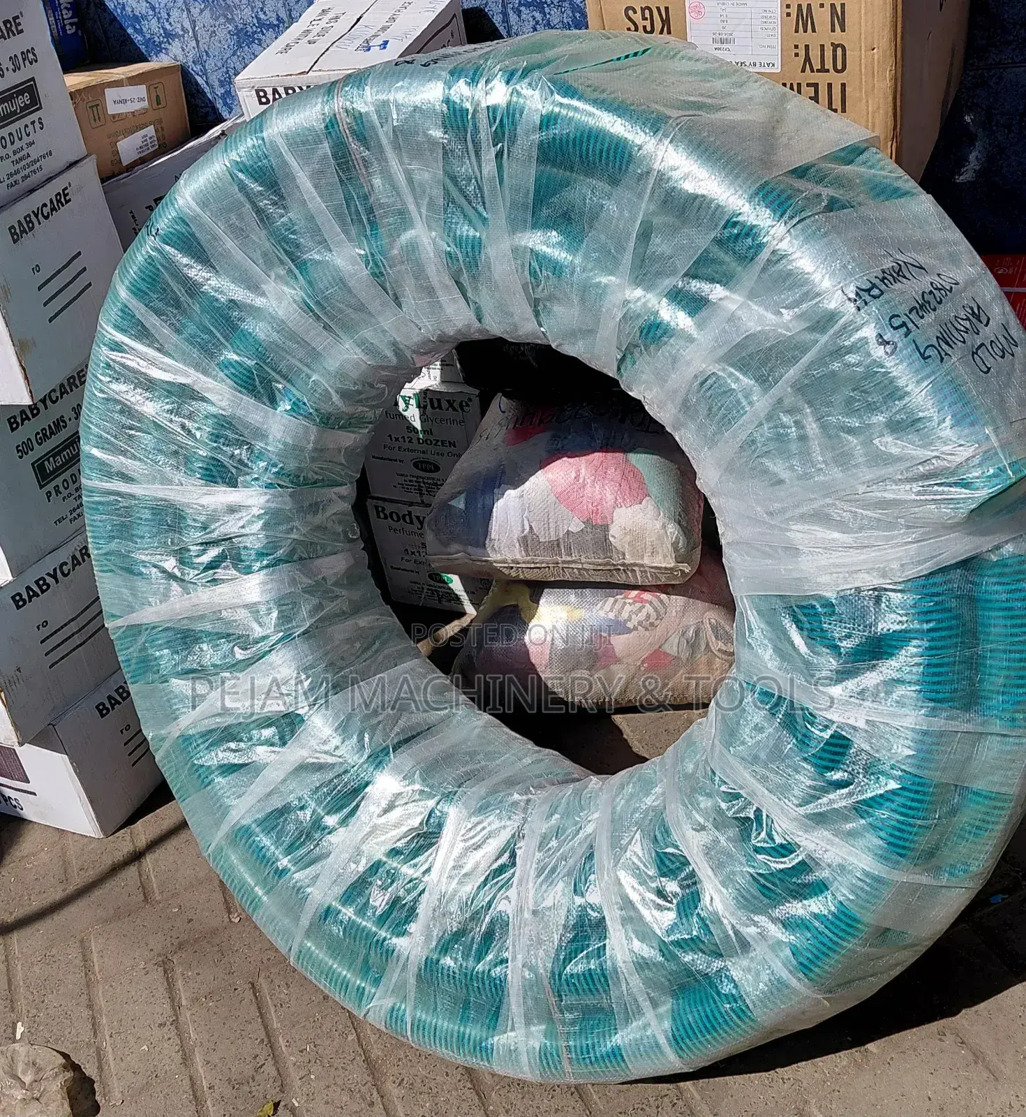 Flexible Green Sunction Pipe 3" by 30metres