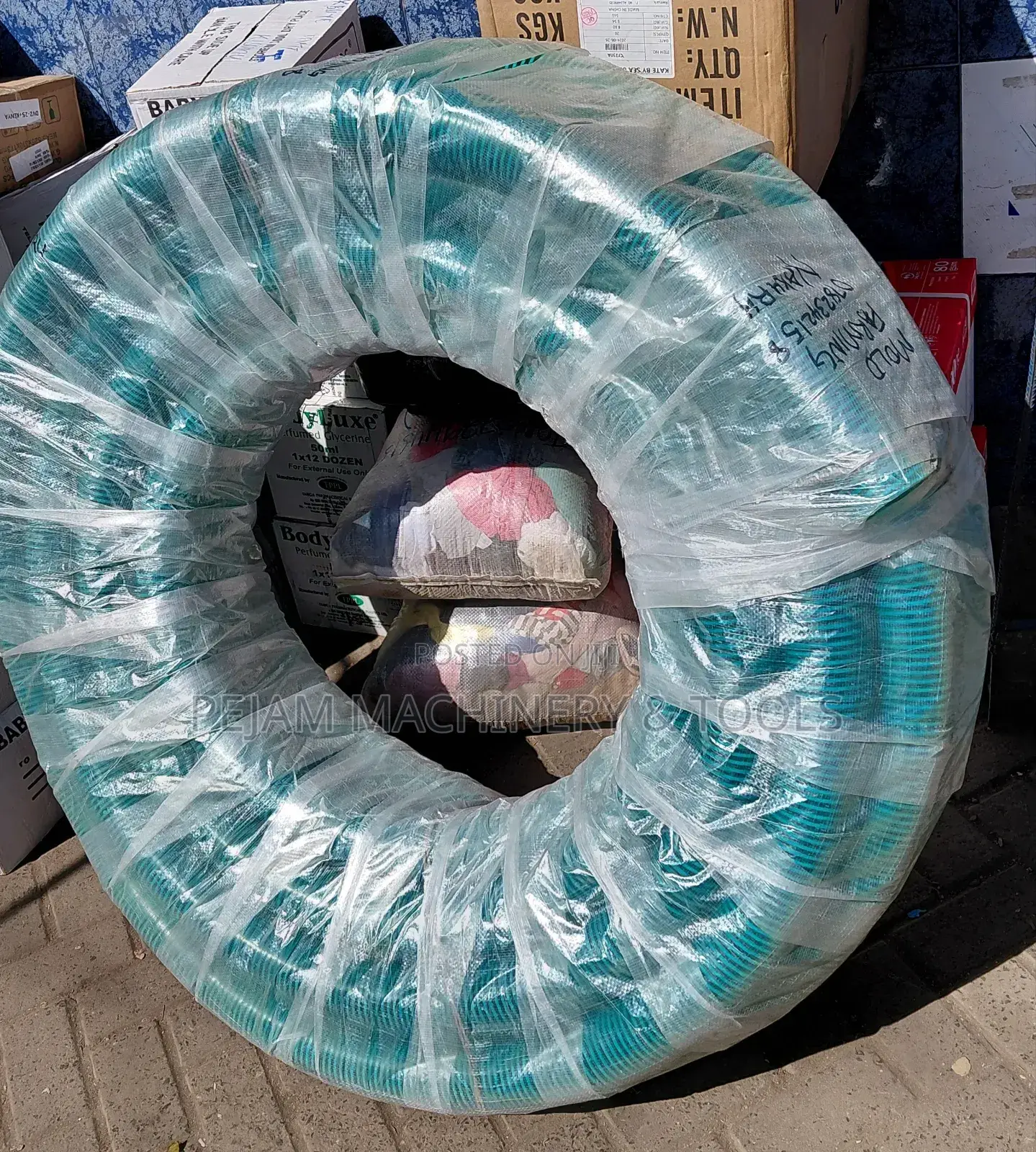 Flexible Green Sunction Pipe 3" by 30metres