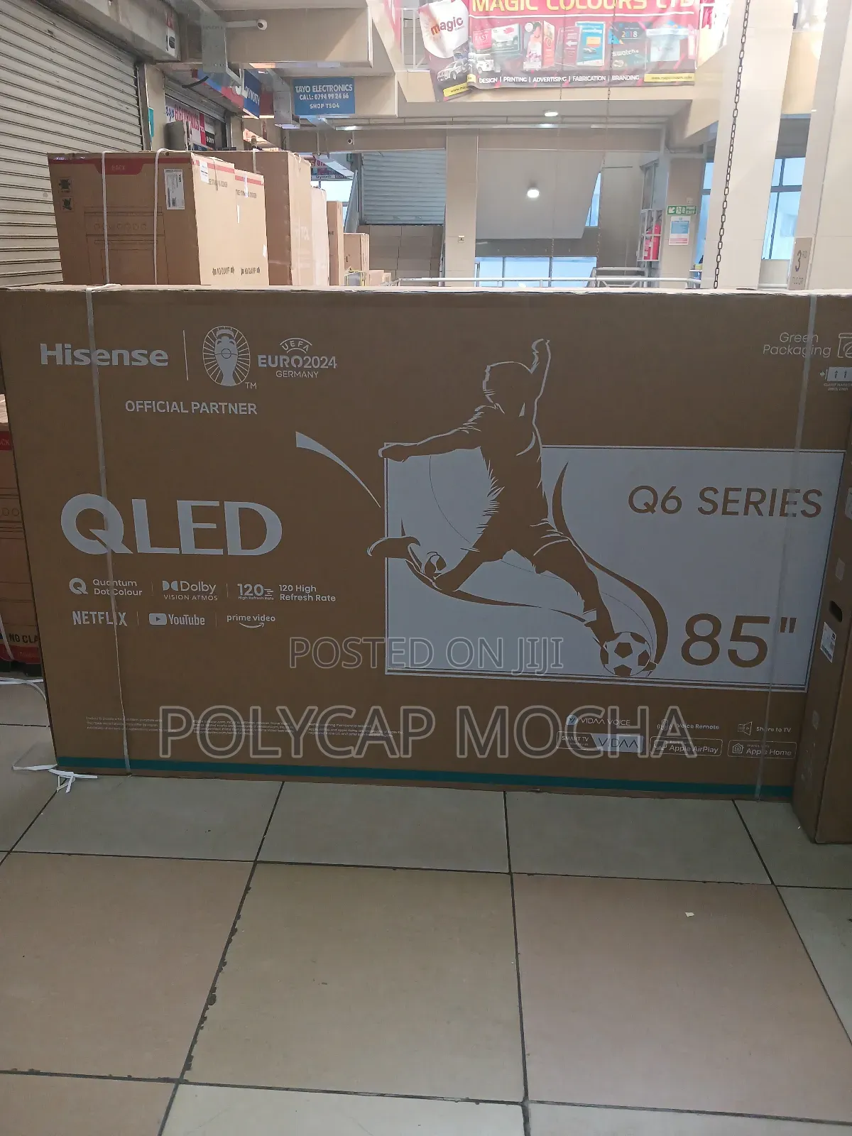 Hisense 85′′ 85q6n Qled (New2025) Vidaa Smart Tv