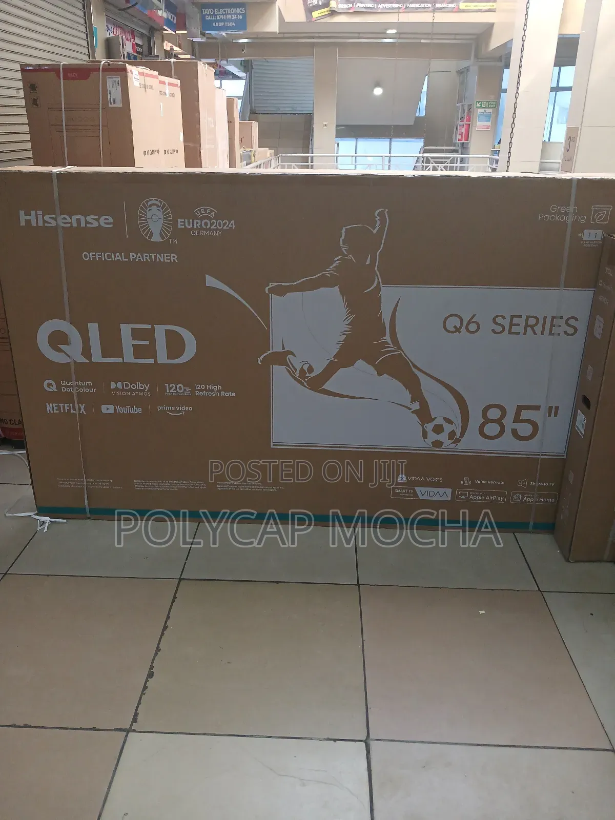 Hisense 85′′ 85q6n Qled (New2025) Vidaa Smart Tv