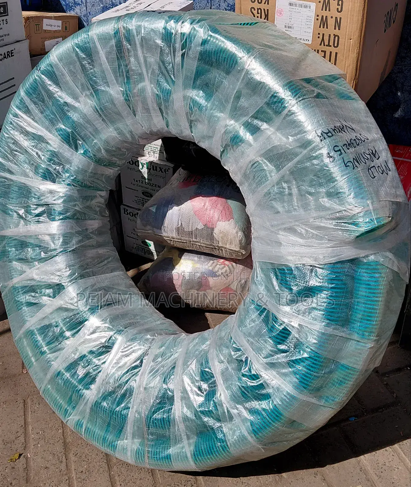 Flexible Green Sunction Pipe 3" by 30metres