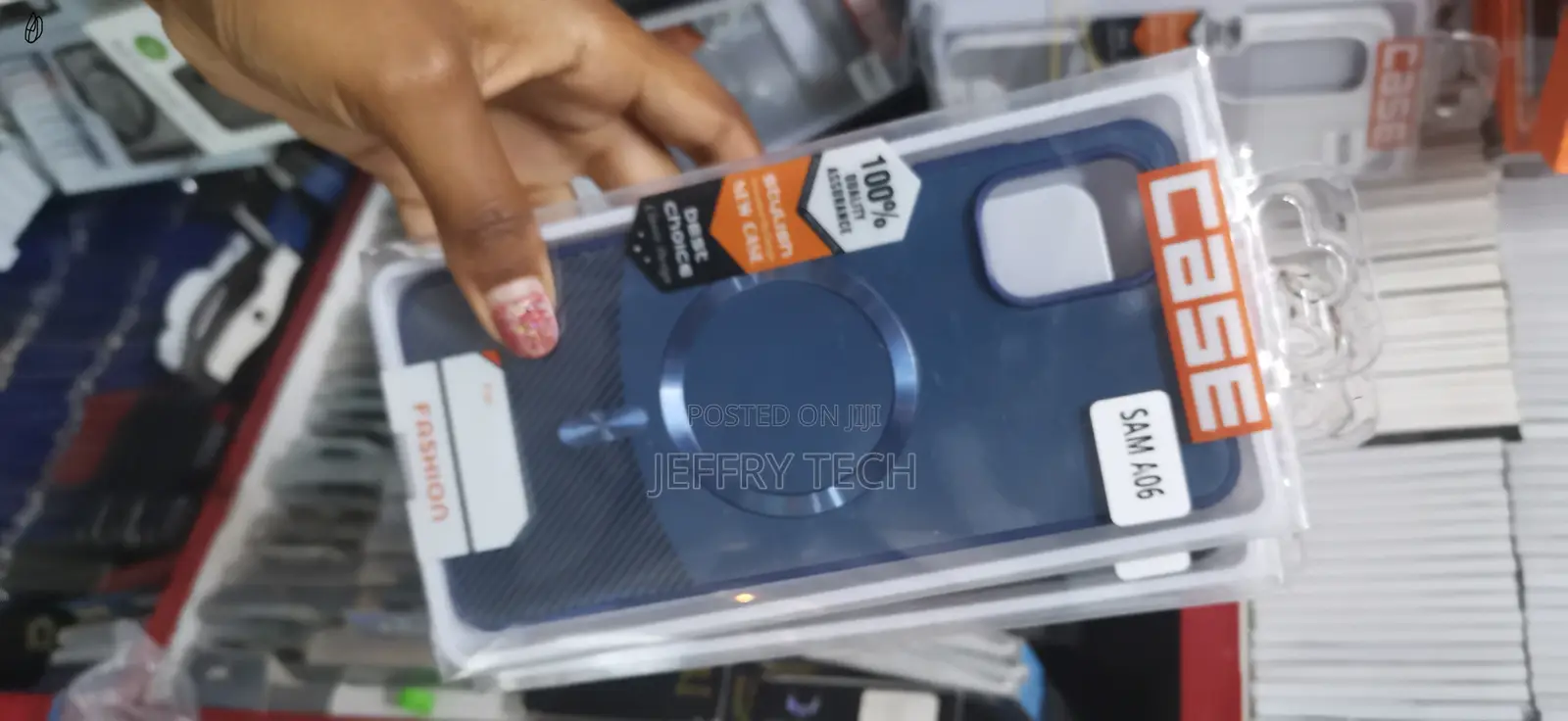 Toucch Samsung A06 Magnetic Matte Case | Shock Proof Hard Pc