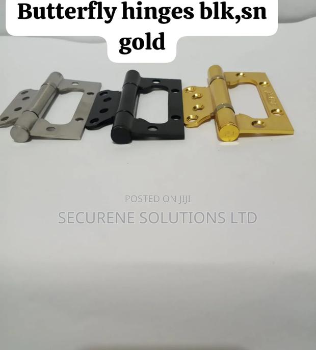 Butterfly Hinges Gold,Black &Silver