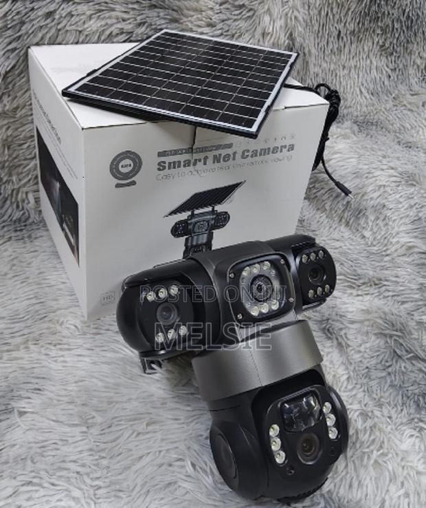 Triple Lens Camera Wifi Solar Security PTZ Camera - main view