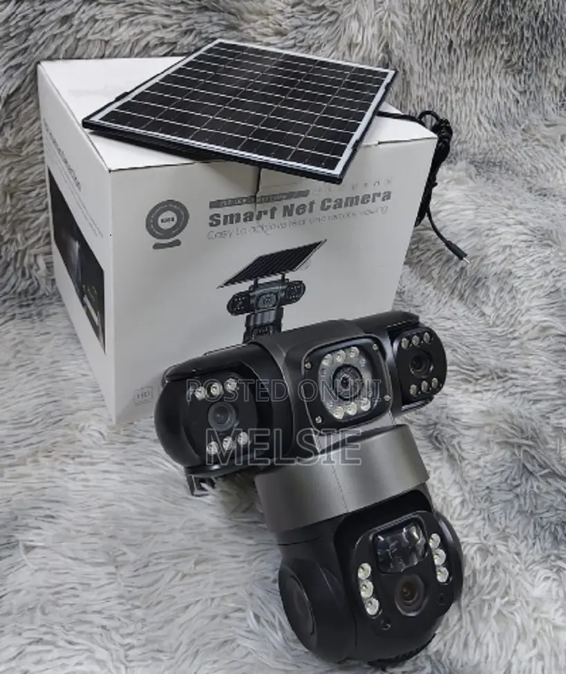 Triple Lens Camera Wifi Solar Security PTZ Camera