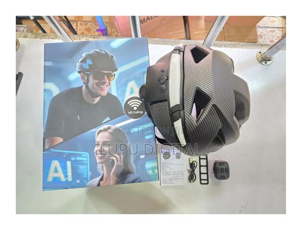 K60 Smart Ai Bike Helmet (With In-built Speakers Bluetooth+ Controller