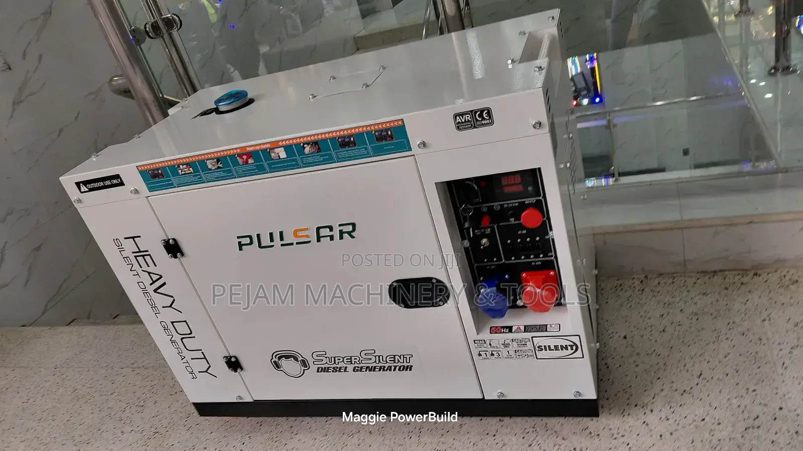 Pulsar 25kva Three Phase Diesel Generator With Soundproof System