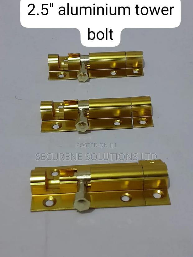 2.5" Aluminium Tower Bolt (Also Known As A Barrel Bolt).