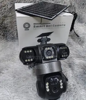 Triple Lens Camera 4g Solar Security PTZ Camera 4g Triple Lens