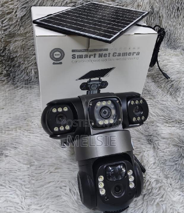 Triple Lens Camera 4g Solar Security PTZ Camera 4g Triple Lens