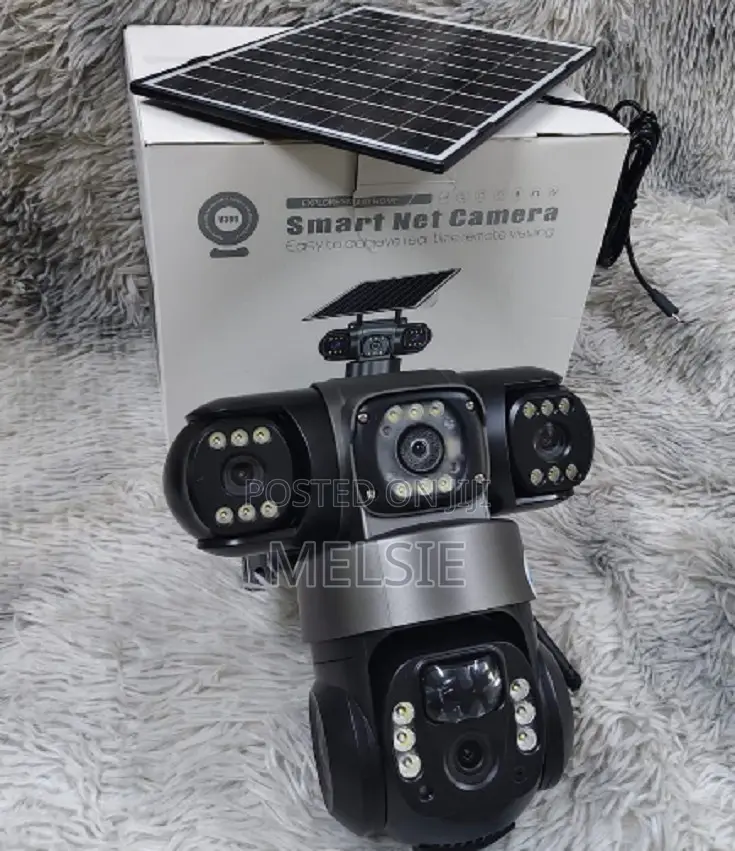 Triple Lens Camera 4g Solar Security PTZ Camera 4g Triple Lens