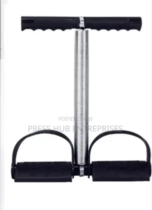 A Tummy Trimmer, a Portable Fitness Tool Designed for Home Workouts.