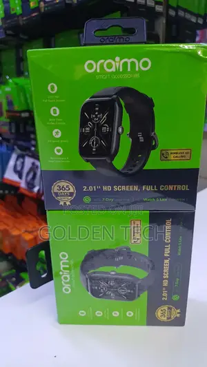 Oraimo Watch 5 Lite 2.01" Hd Ip68 Smart Watch