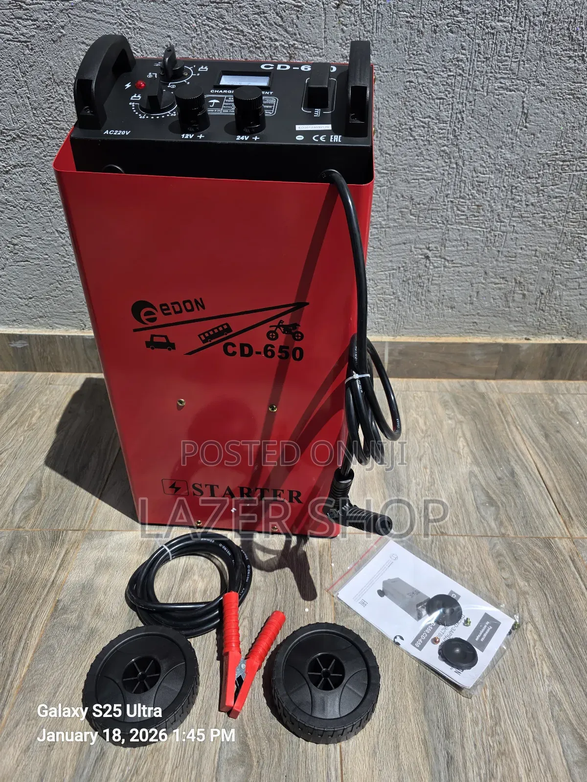 Edon Battery  Charger 
Cd-650a