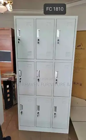 9 Compartment Locker Cabinet – Secure Office Staff Storage