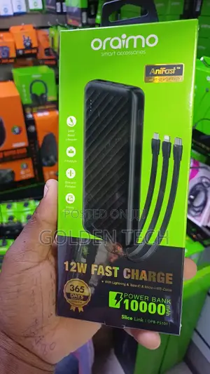 Oraimo Slice Link 10000mah Power Bank