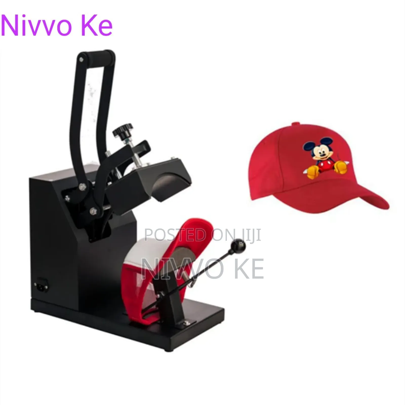 Adjustable Cap Press for Professional Hat Customization