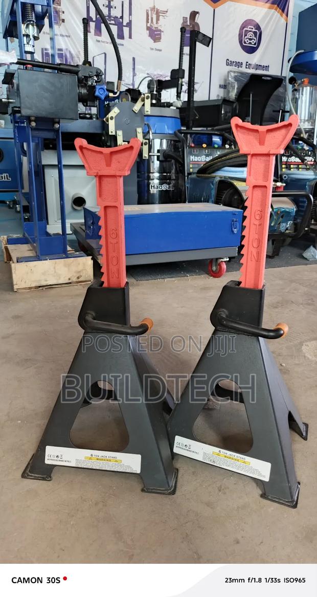 6 Tonne Steel Jack Stands - thumbnail 2