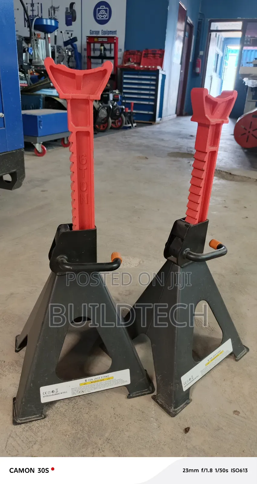 6 Tonne Adjustable Jack Stands