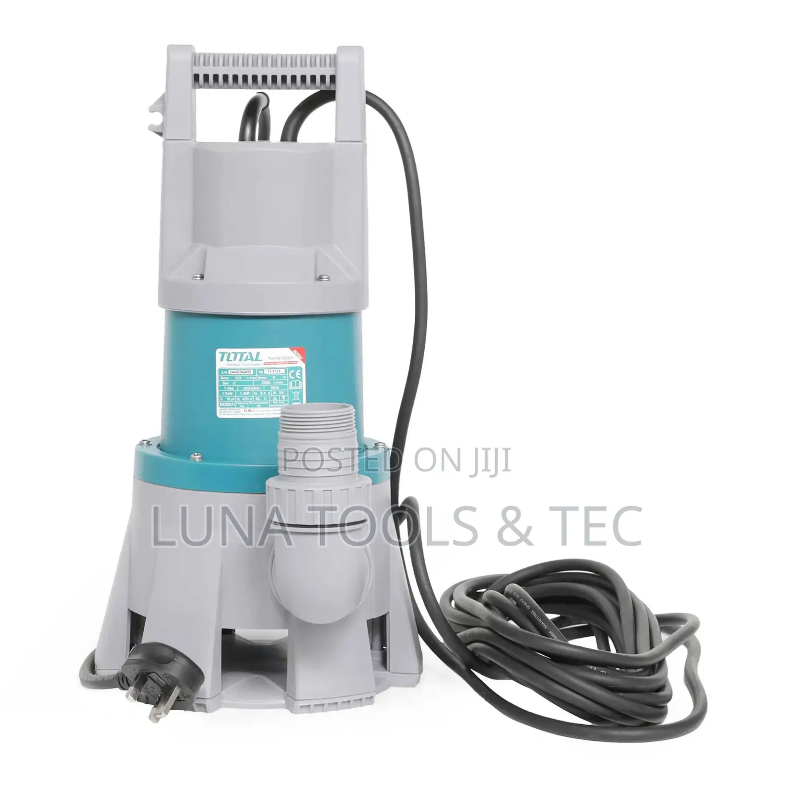 Total Twp810001 Sewage Submersible Pump 1000w
Max.Head:9m
