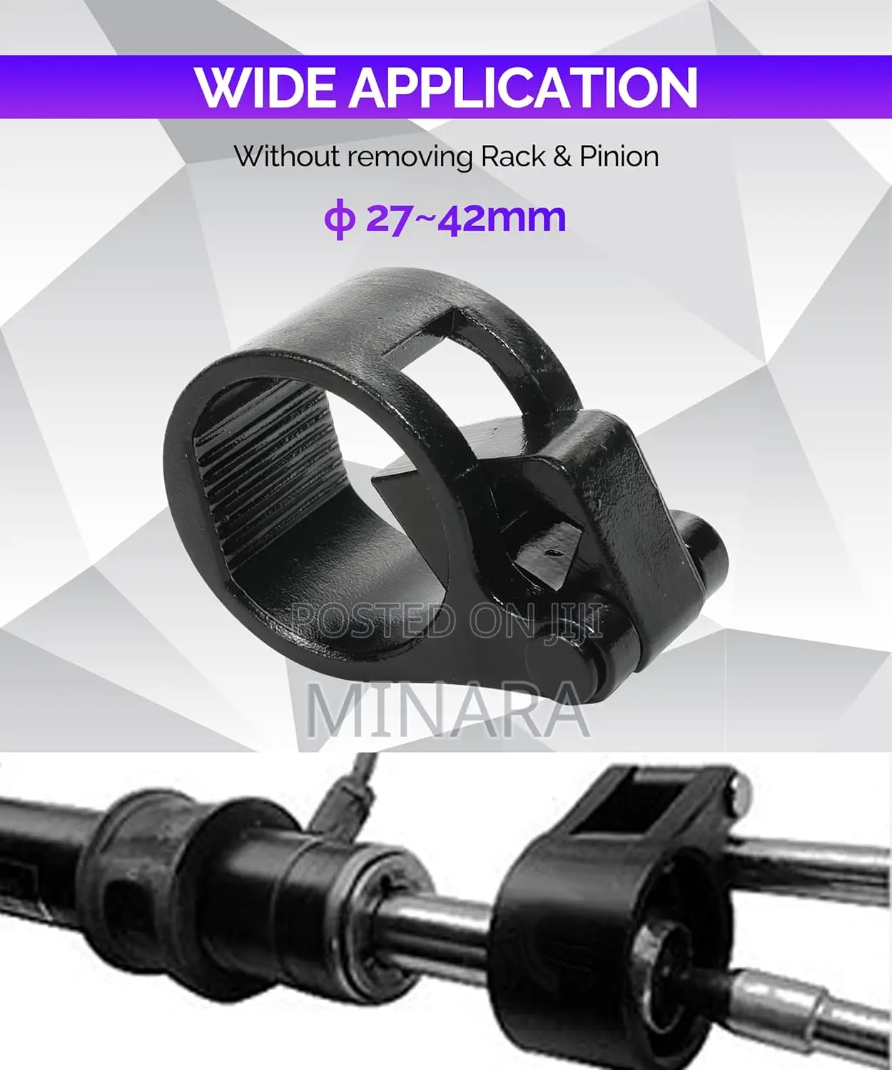 Inner Tie Rod Hex Wrench, Universal Removal Tool, 27-42mm