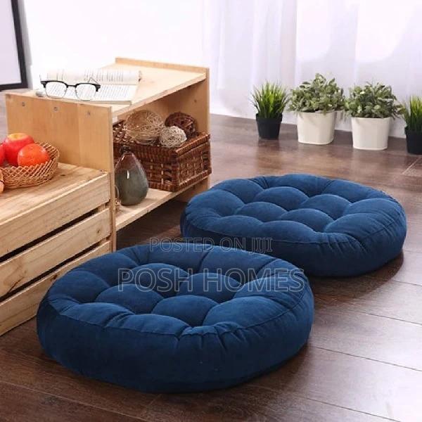 Quality Floor Pillows Blue - main view