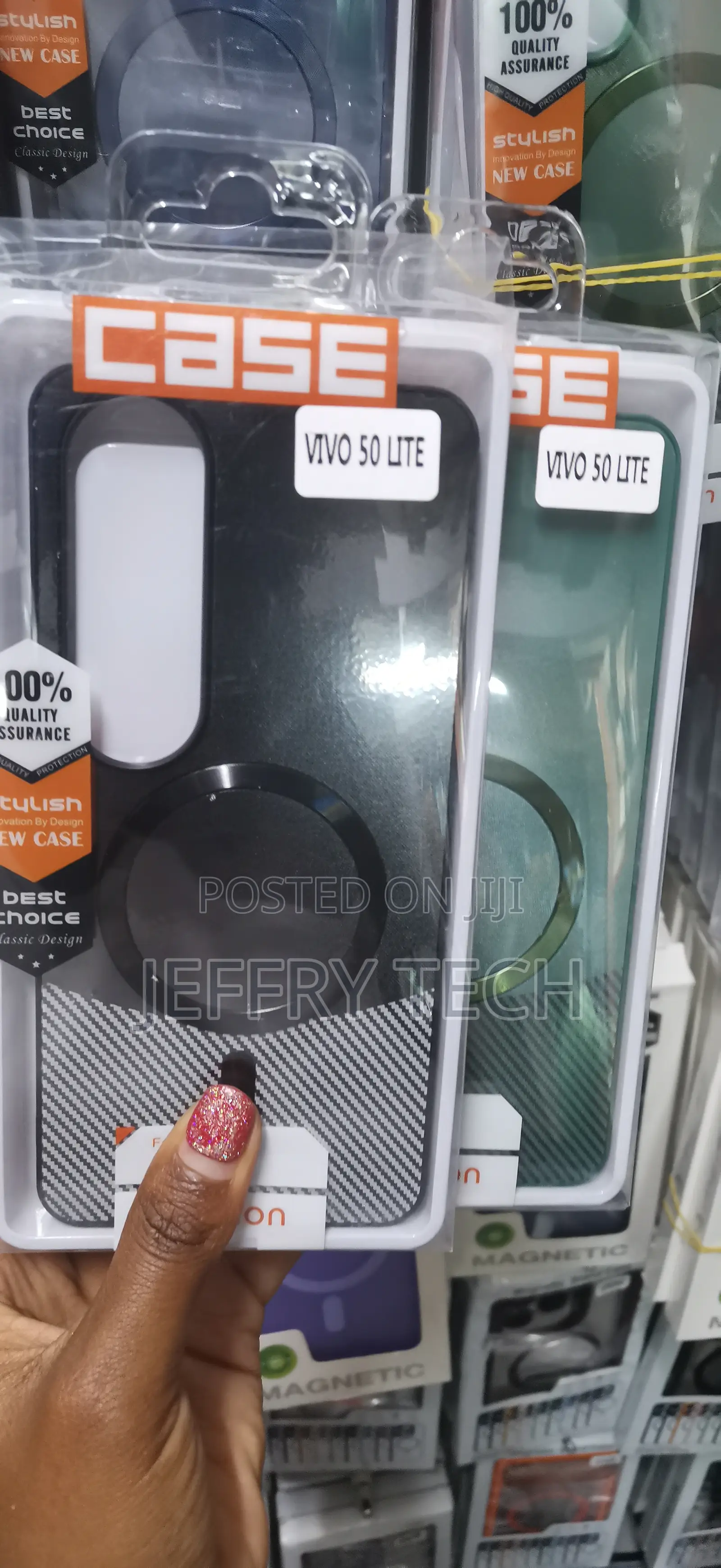 Karwa Hard Pc Vivo V50 Lite Magnetic Ultra Slim Tpu Case