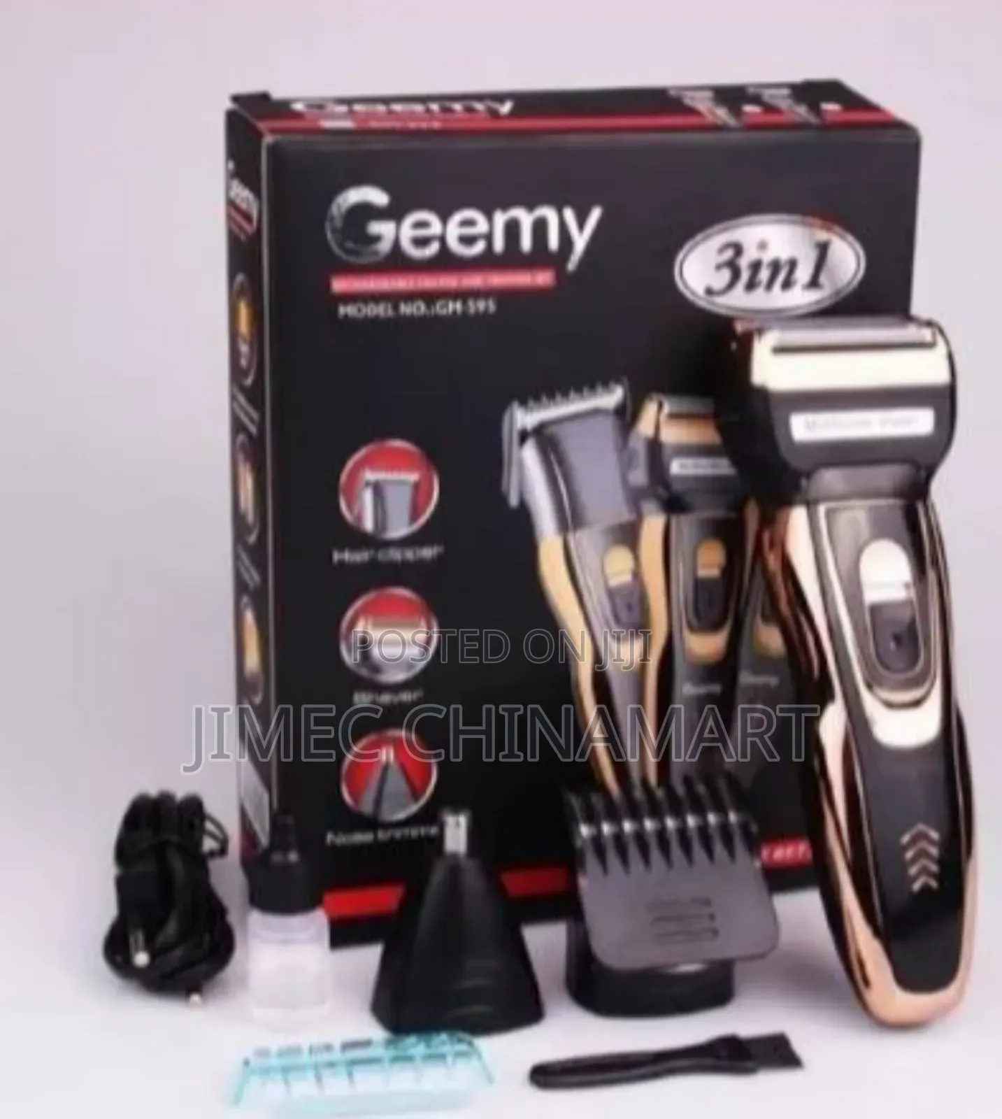 Geemy 3-in-1 Rechargeable Shaver