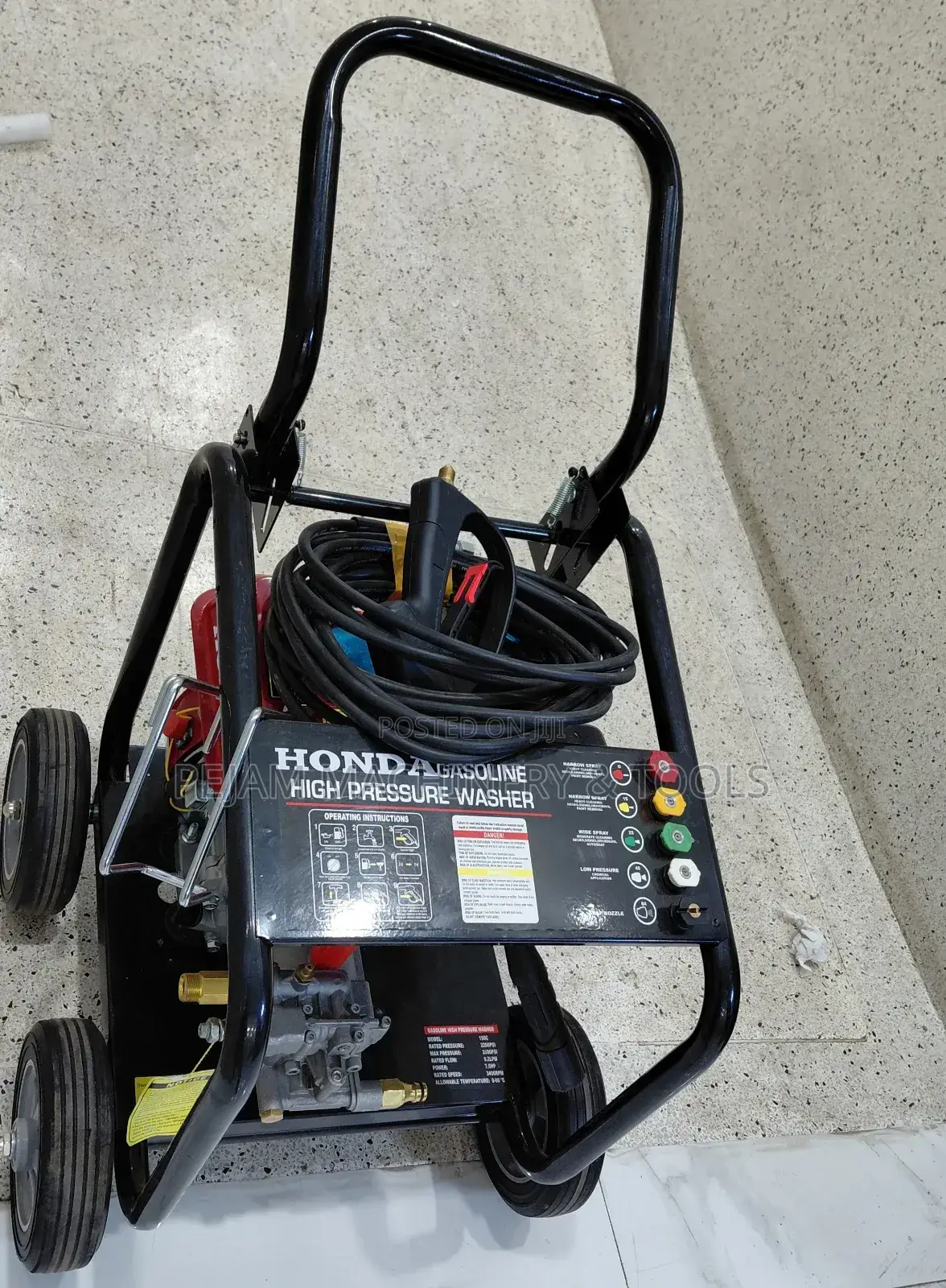 Honda Gasoline High-Pressure Washer a Heavy-Duty Machine 3800psi