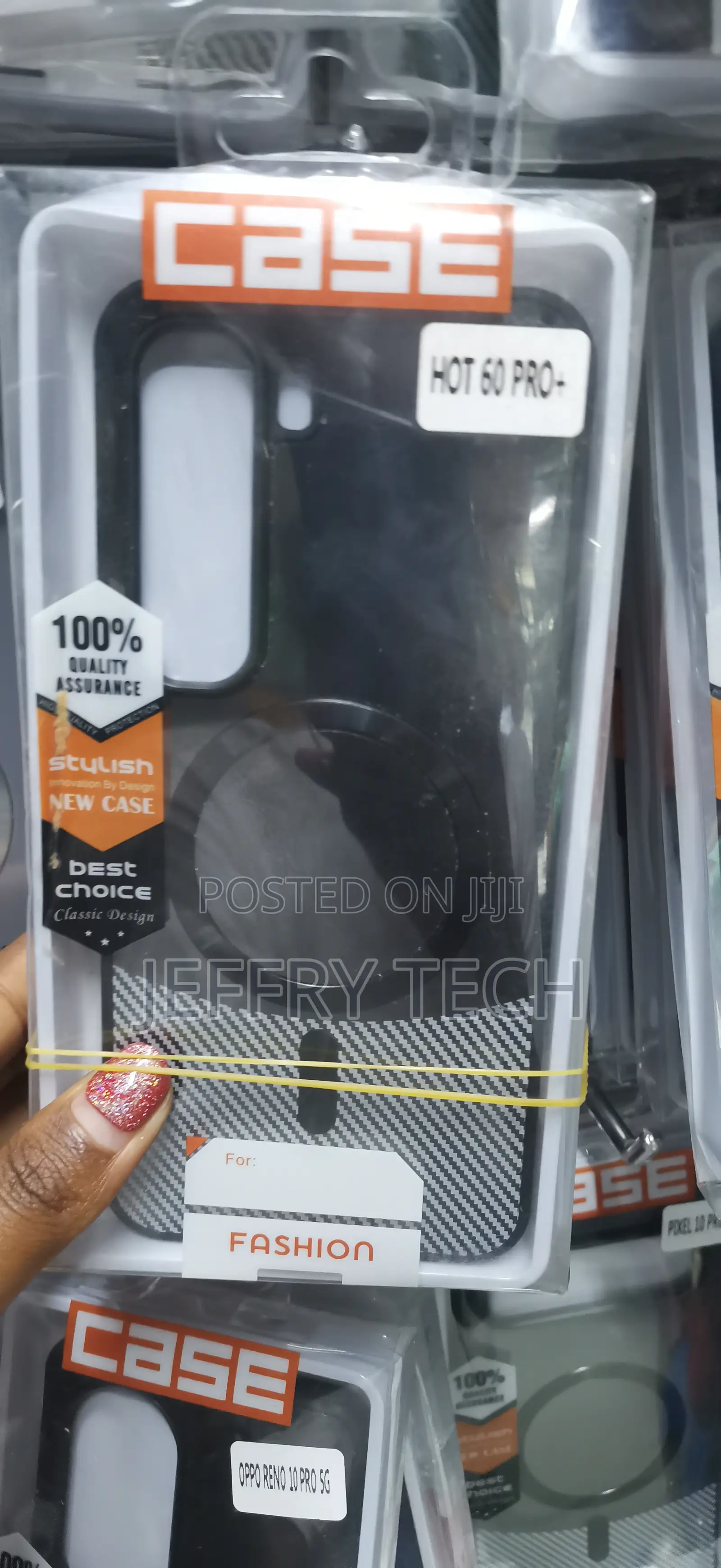 Pivox Hard Tpu Magsafe Compatible Case for Infinix Hot 60 Pro+ 4g