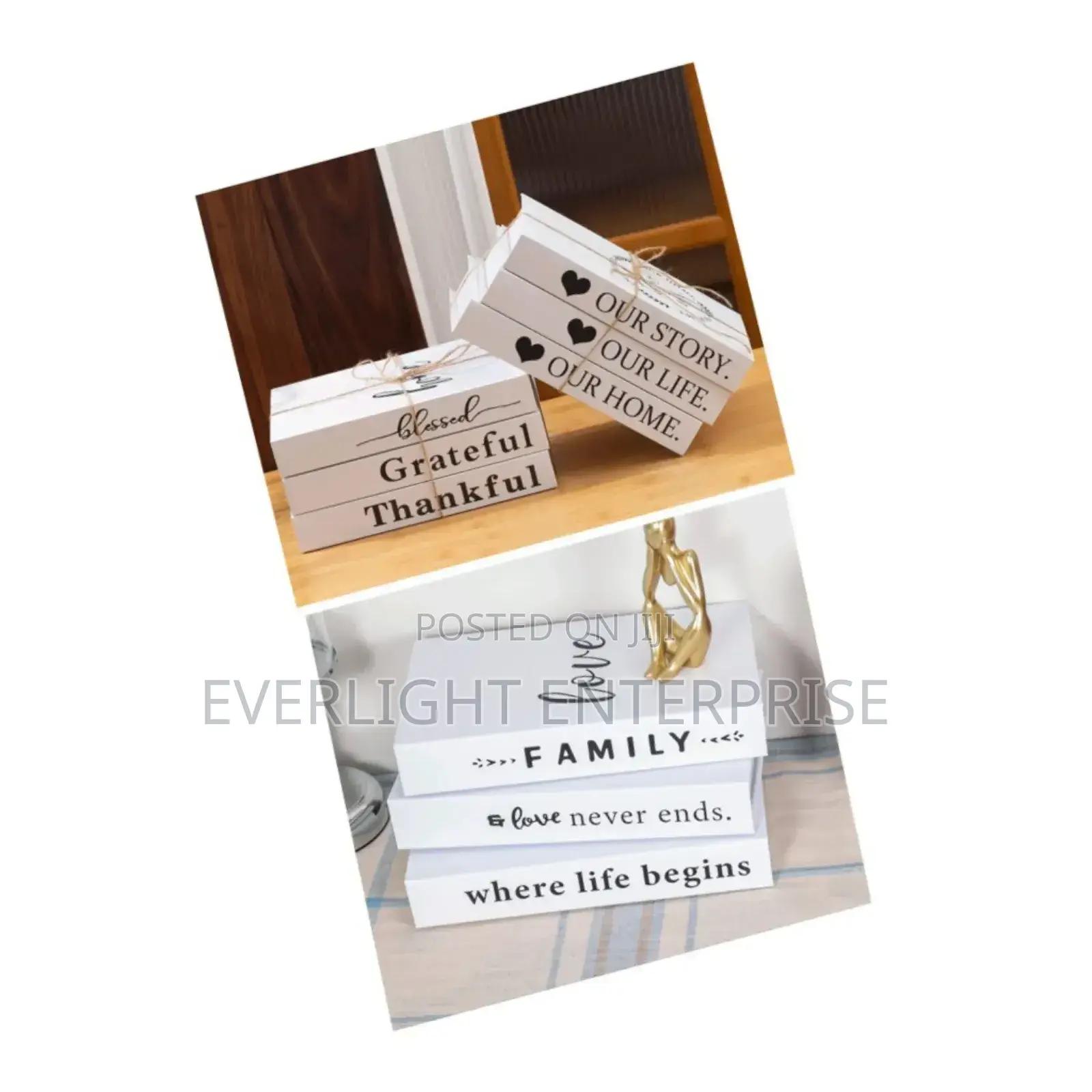 Modern Fake Books Decorations