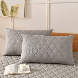Waterproof Pillow Protector – Grey - Standard Size