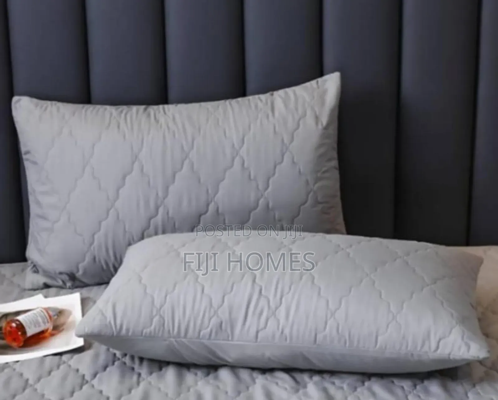 Waterproof Pillow Protector – Grey - Standard Size