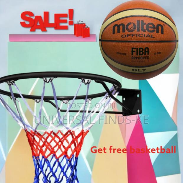 Basketball Ring , Net + Molten Basketball