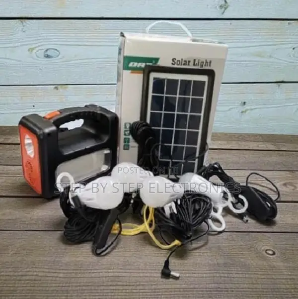 Dat at-9011b Solar Home Lighting Kit With Usb Mobile Charging