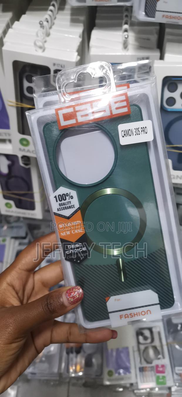 Hwpivox Magsafe Compatible Hard Tpu Case for Tecno Camon 30s Pro - thumbnail 3