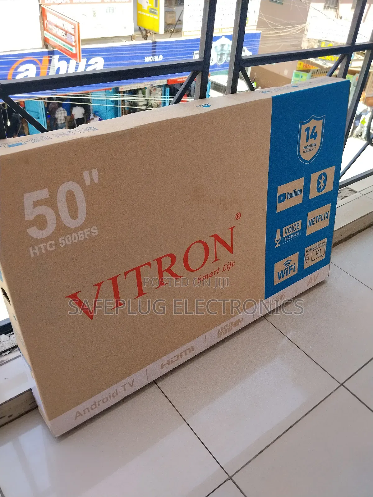 Vitron 50" Smart Tv With Bluetooth Enabled Plus Inbuilt Decoder