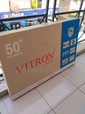 Vitron 50" Smart Tv With Bluetooth Enabled Plus Inbuilt Decoder