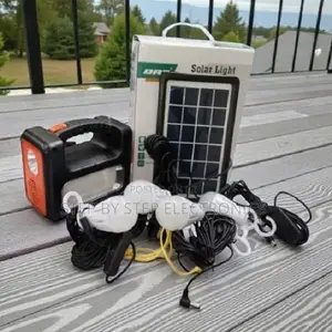 Dat at-9011b Portable Solar Lighting Kit With Mp3 Player