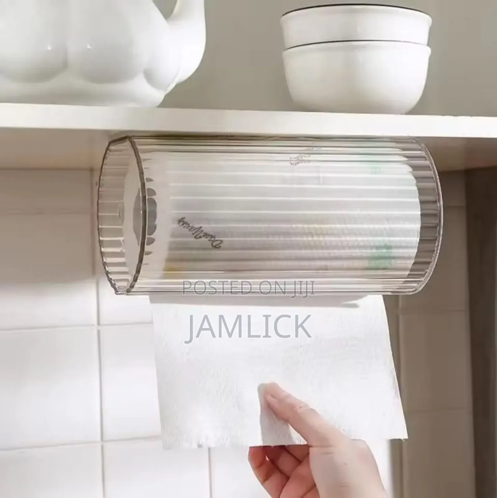 Wall-Mounted Bathroom Tissue Box - Cr
