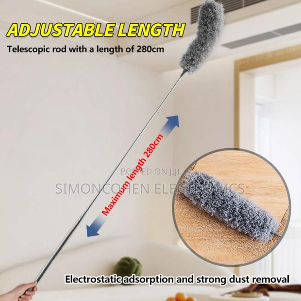 Multifunctional Retractable Duster With Bendable Head - thumbnail 2