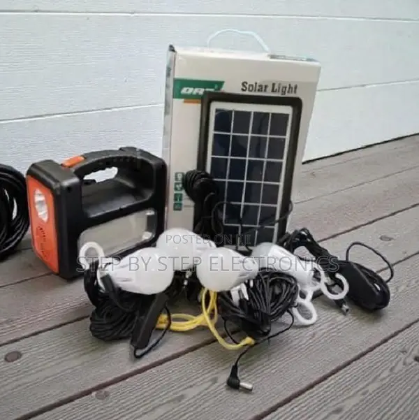 Dat at-9011b Solar Lighting System With Digital Fm Radio