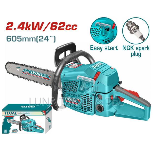 Total Tg Gasoline Chain Saw Displacement:62cc 2.4kw