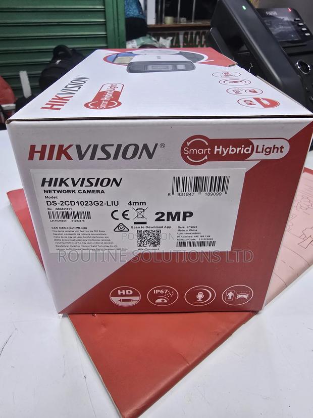 Hikvision Smart Hybrid Ip 2mp Bullet Camera