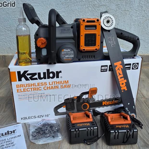 Kzubr Cordless Chainsaw
2 Batteries 4.0ah
2chargers